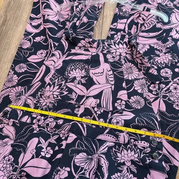 FARM Rio x Anthropologie Purple Toucans Floral Jumpsuit - Picture 9 of 13
